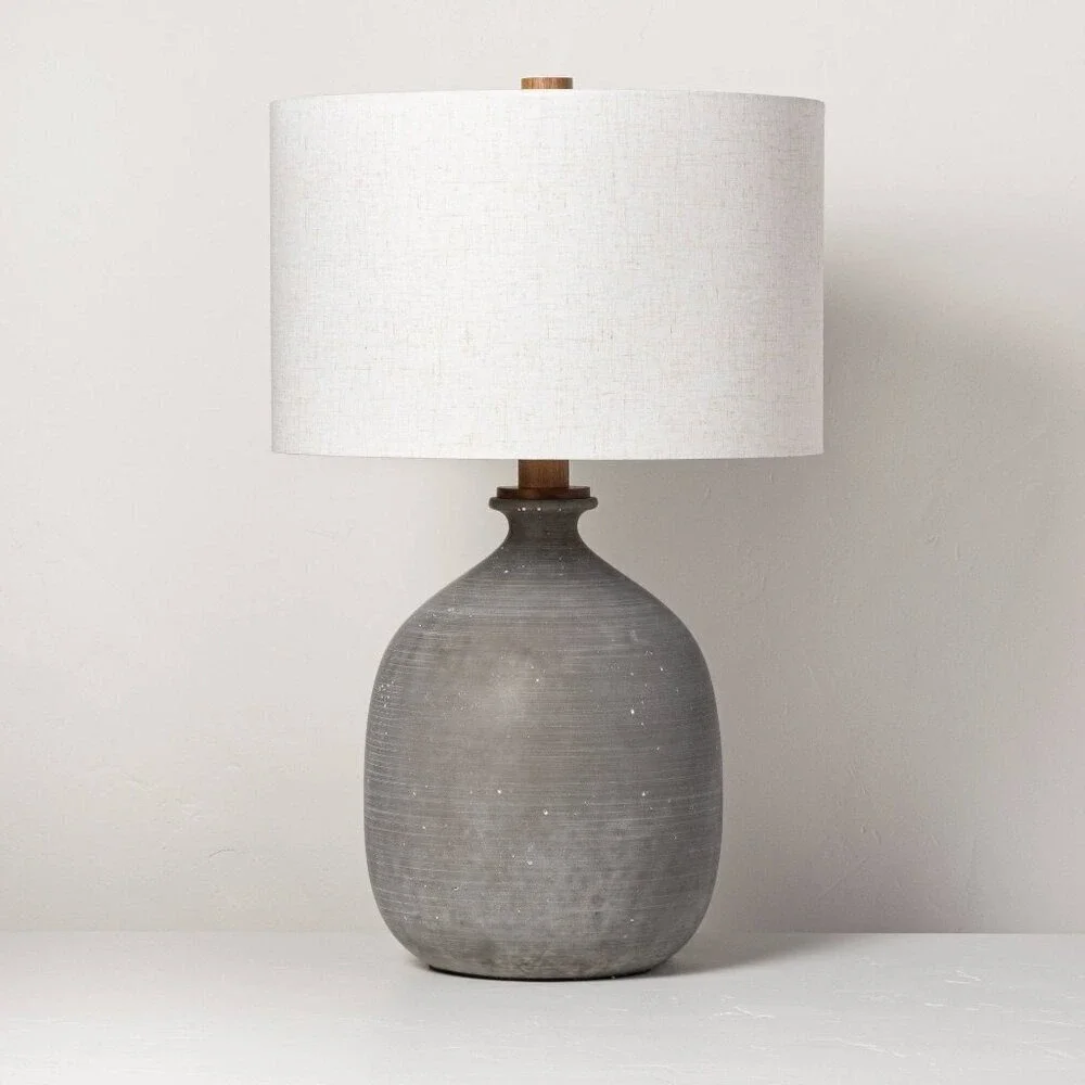 Resin Table Lamp Gray - Hearth & Hand Magnolia, Target